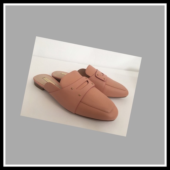 Louise et Cie Women’s Leather Slide Mule Shoe - Picture 3 of 4